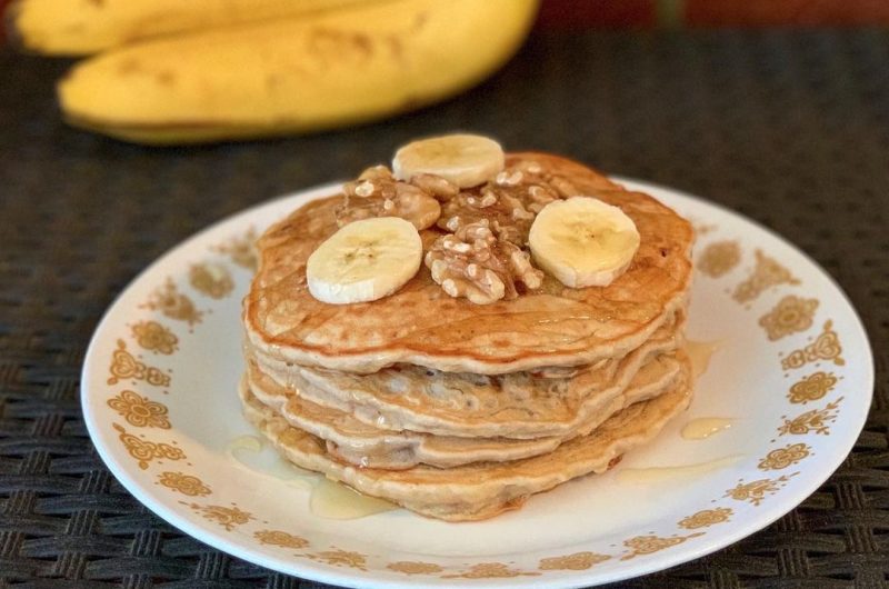 Banana Nut Pancakes (Vegan)