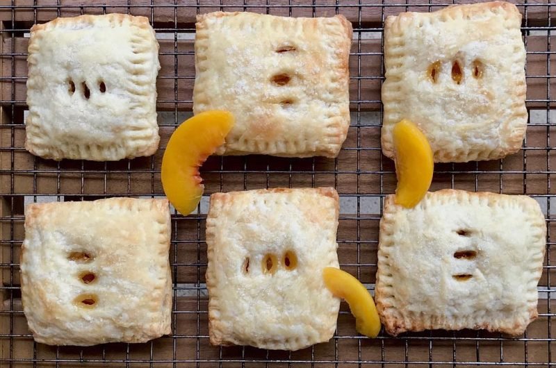 Baked Peach Pop Tarts (Vegan)