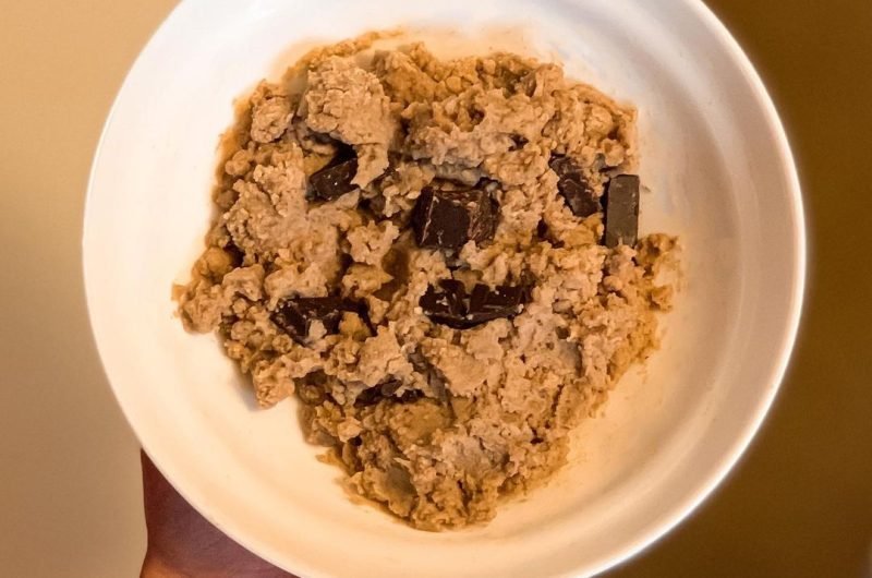 Vegan Protein Cookie Dough for One