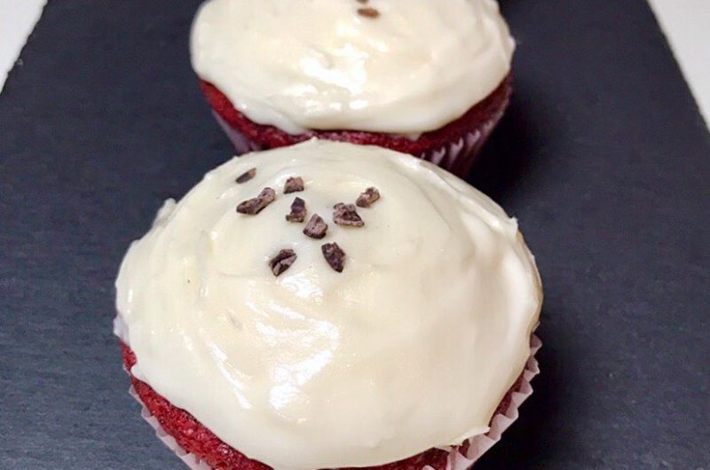 Vegan Red Velvet Cupcakes With Cream Cheese Frosting
