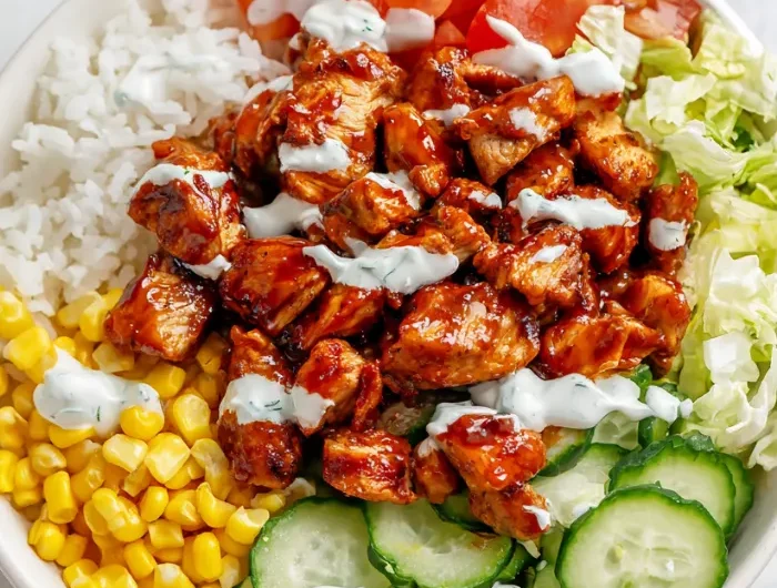 BBQ Ranch Chicken Rice Bowl Recipe