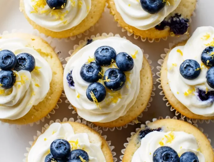 Blueberry Lemon Cupcakes Recipe