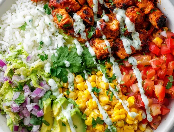 Chipotle Chicken Bowl with Corn Salsa Recipe