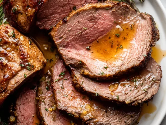 Classic Roast Beef with Garlic Butter Recipe
