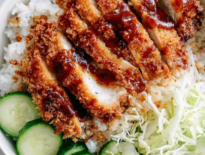 Crispy Chicken Katsu Rice Bowl Recipe