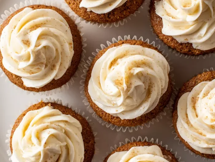 Gingerbread Cupcakes with Cream Cheese Frosting Recipe