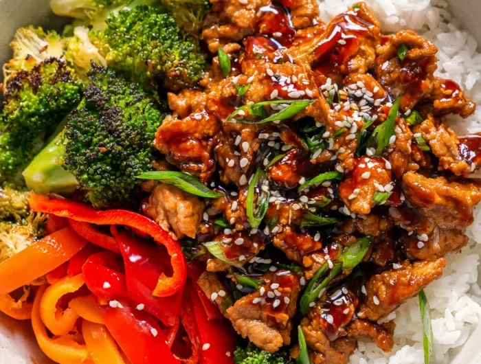 Ground Turkey Teriyaki Rice Bowl Recipe