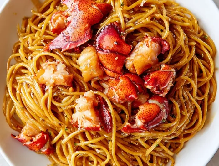 Lobster Garlic Noodles Recipe