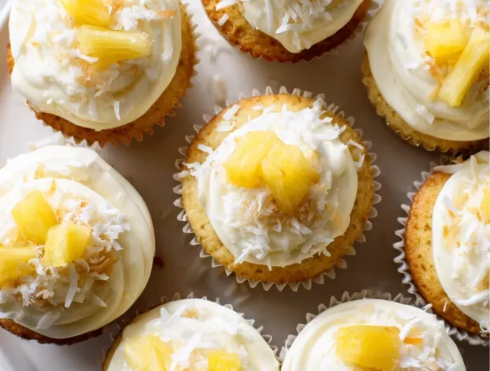 Pineapple Coconut Cupcakes Recipe