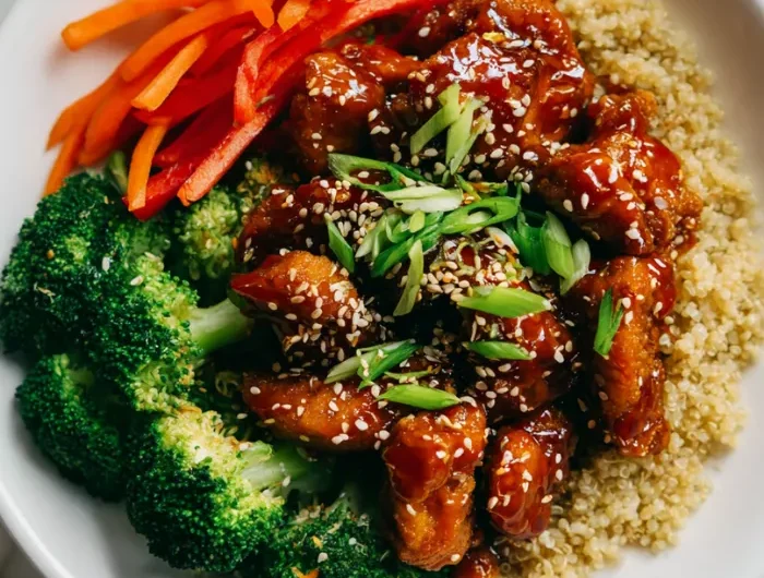 Sweet Chili Chicken Quinoa Bowl Recipe