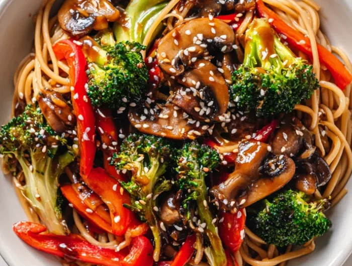 Vegan Teriyaki Noodle Bowl Recipe