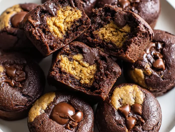 Chocolate Chip Cookie Brownie Bombs Recipe
