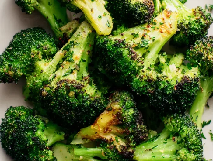 Garlic Herb Roasted Broccoli Recipe