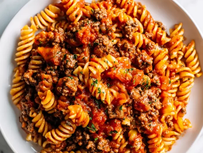 Ground Beef Tomato Pasta Recipe