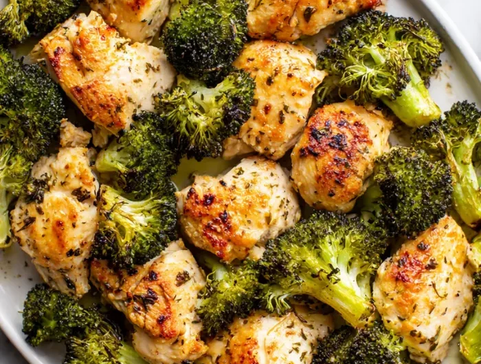 Sheet-Pan Chicken and Broccoli Recipe