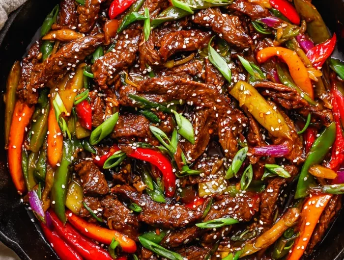 Beef and Veggie Korean Skillet Recipe