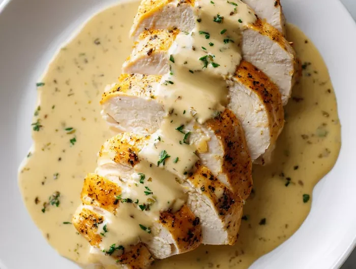 Chicken Breast with Creamy Mustard Sauce Recipe