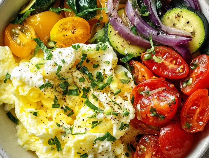 Egg White Veggie Bowl Recipe