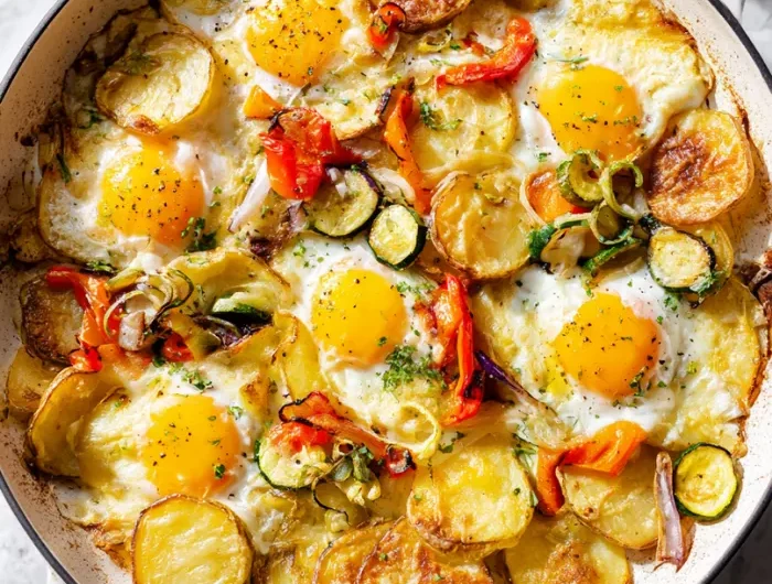 Egg and Potato Veggie Pan Recipe