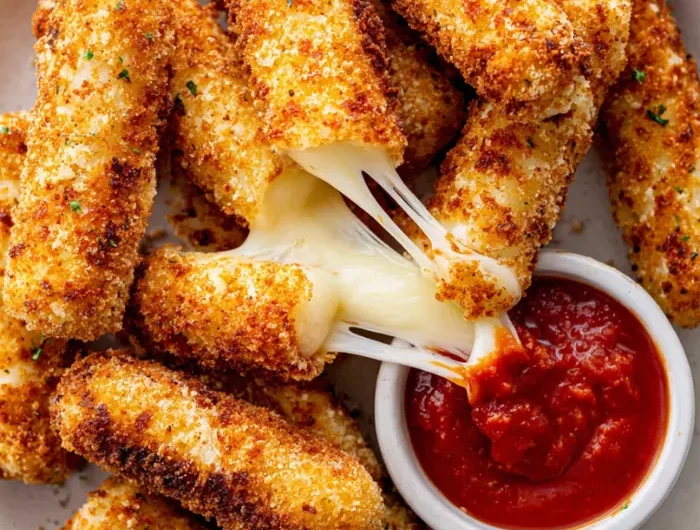 Extra Cheesy Mozzarella Sticks Recipe