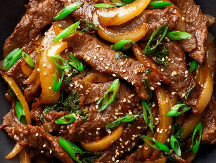 Korean Beef Stir-Fry with Onions Recipe