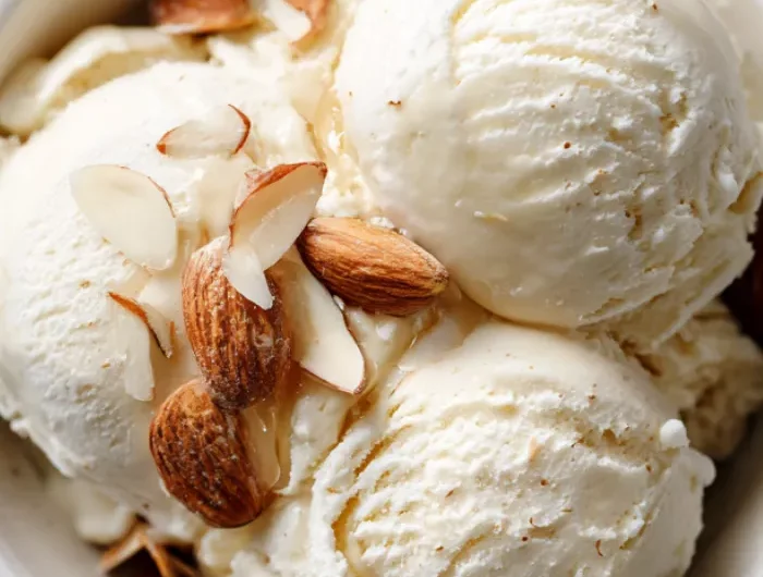 Protein Vanilla Almond Ice Cream Recipe