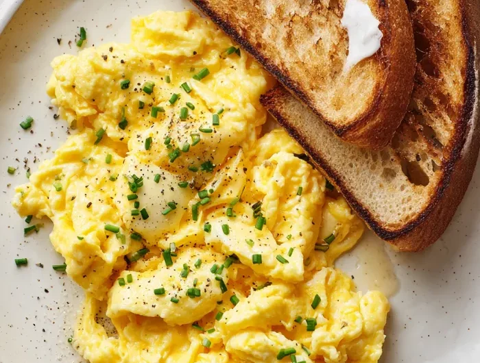 Scrambled Eggs and Toast Recipe