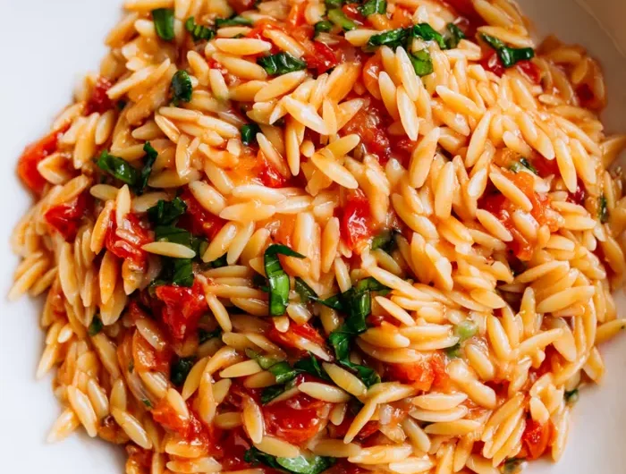 Tomato Basil Orzo Recipe