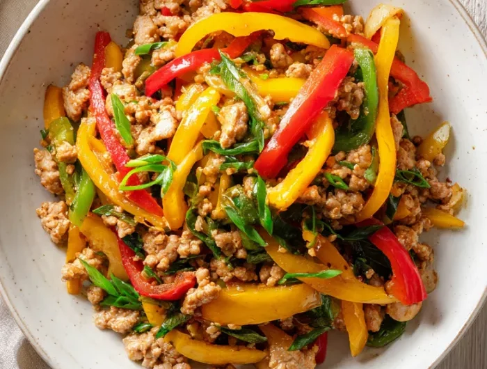 Turkey and Bell Pepper Stir-Fry Recipe