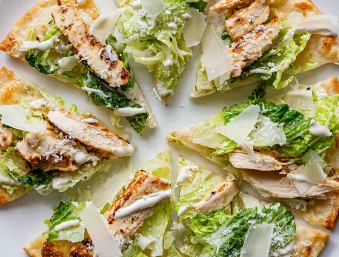 Chicken Caesar Flatbread Recipe