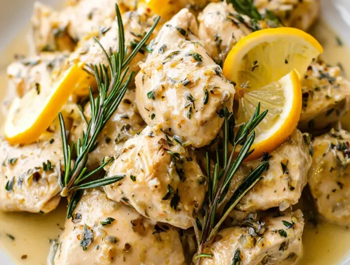 Crockpot Lemon Herb Chicken Recipe