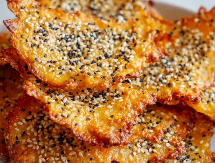 Keto Everything Bagel Cheese Chips Recipe
