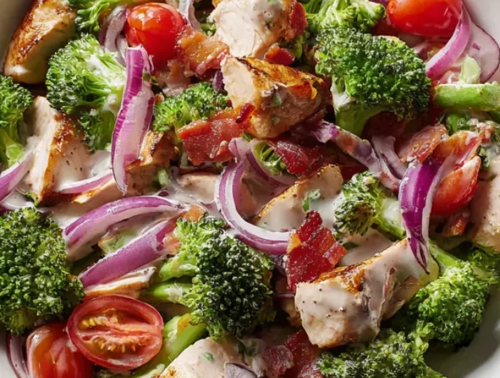 Low Carb Chicken Broccoli Salad Recipe