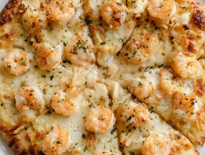 Shrimp & Garlic Pizza Recipe