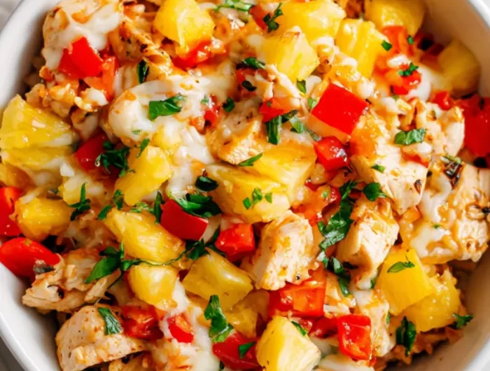 Hawaiian Pizza Chicken Bowls Recipe