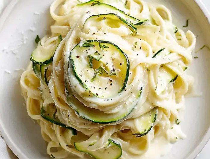 Alfredo Pasta with Zucchini Recipe