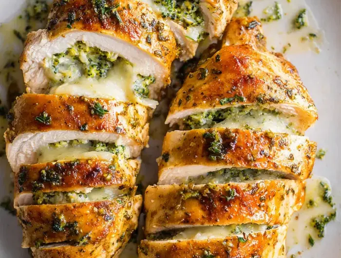 Broccoli and Cheese Stuffed Chicken Breast Recipe