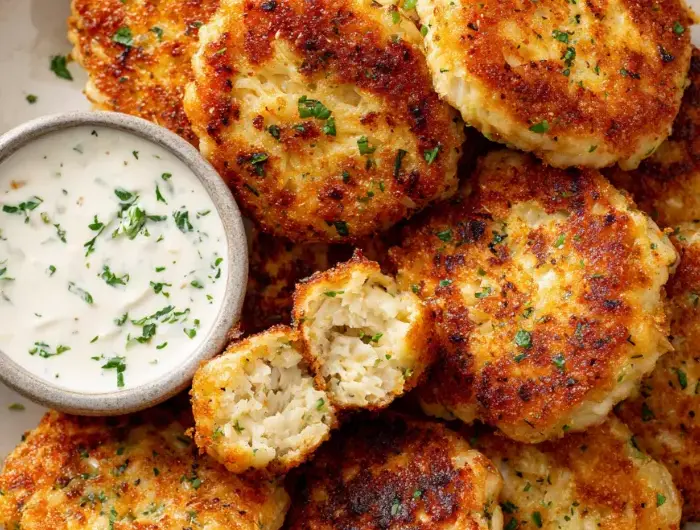 Crispy Cheesy Chicken Ranch Patties Recipe