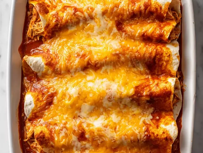 Easy Rotisserie Chicken Enchiladas Recipe