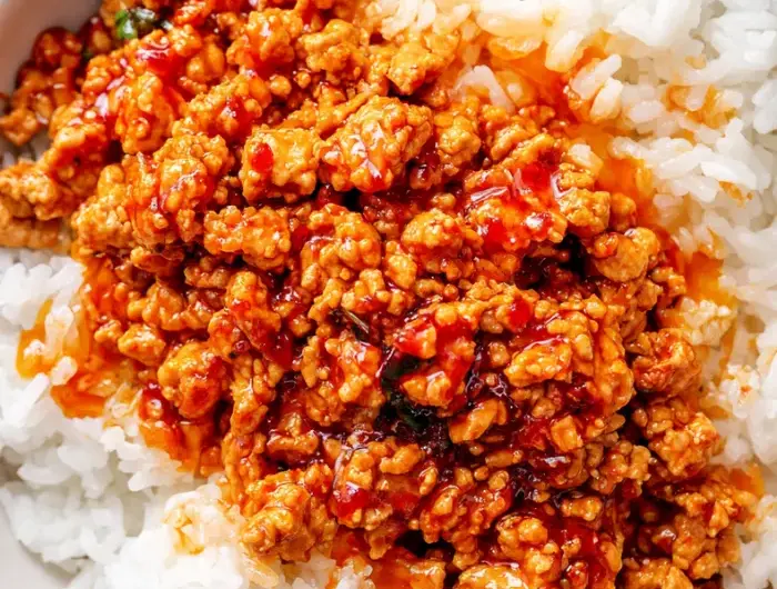 Firecracker Ground Chicken Bowl Recipe