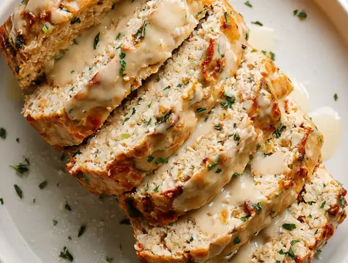 Garlic Parmesan Chicken Meatloaf Recipe