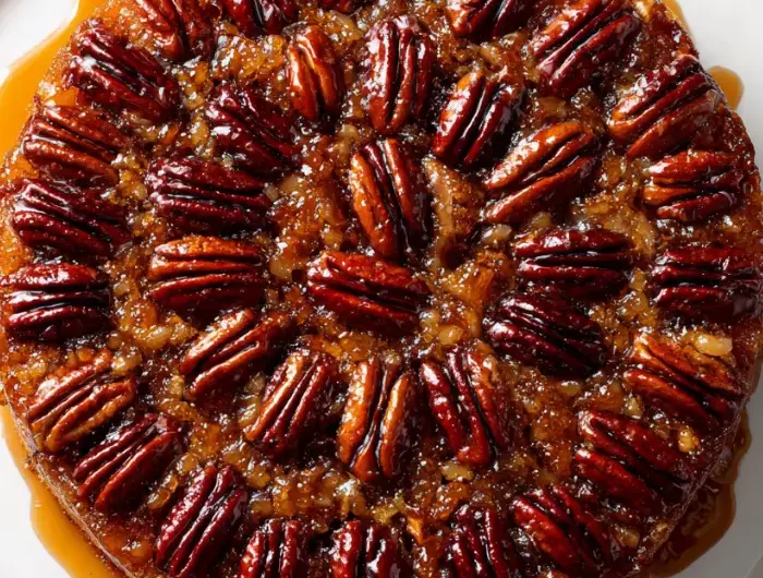 Pecan Upside-Down Cake Recipe