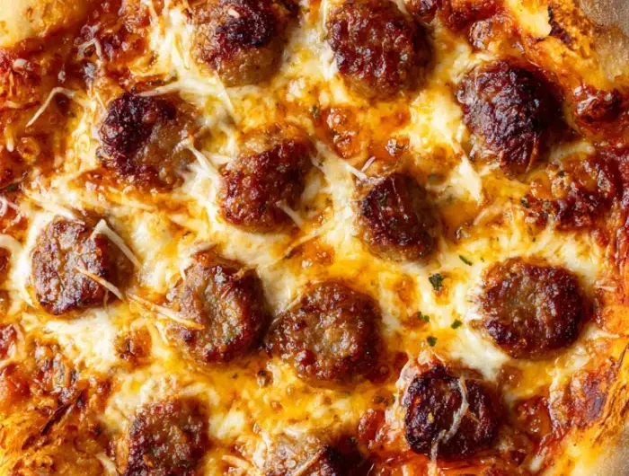 Spicy Sausage Pizza Recipe